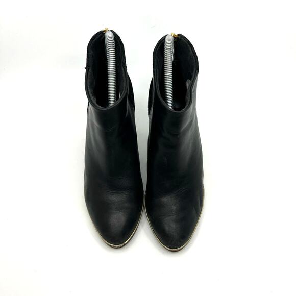 Ted Baker Azaila Black Suede and Leather Heeled Boots Women's 7 US - Picture 5 of 8